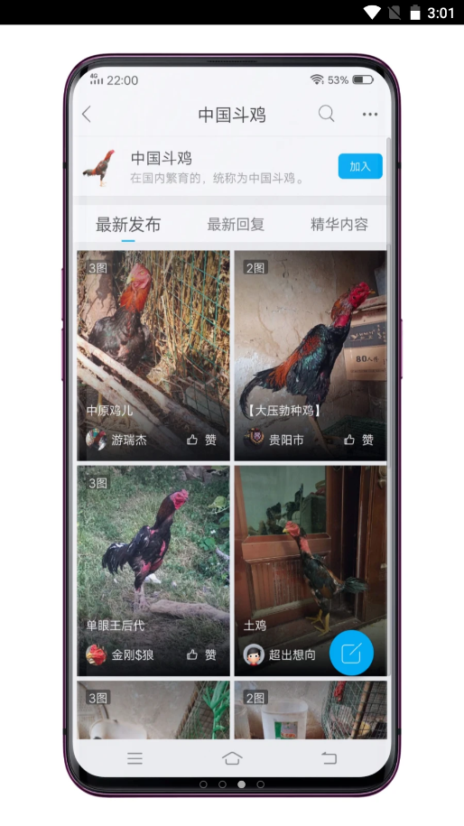 中国斗鸡论坛app V2.6.9截图3