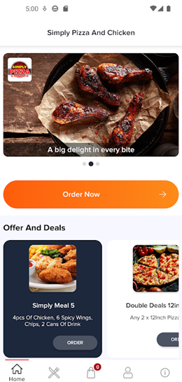 简单鸡肉披萨app V1.0.1截图1