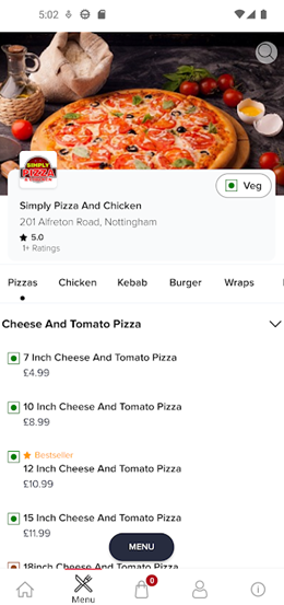 简单鸡肉披萨app V1.0.1截图2