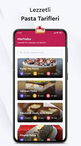 蛋糕粘贴食谱app V1.0截图1