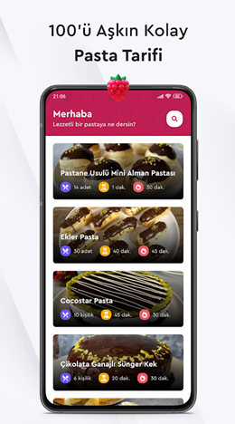 蛋糕粘贴食谱app V1.0截图2