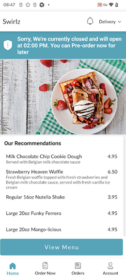 漩涡美食app V10.29截图1