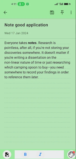 朴素笔记app V1.0.0截图1