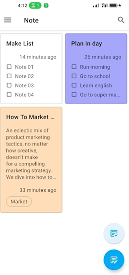 朴素笔记app V1.0.0截图2