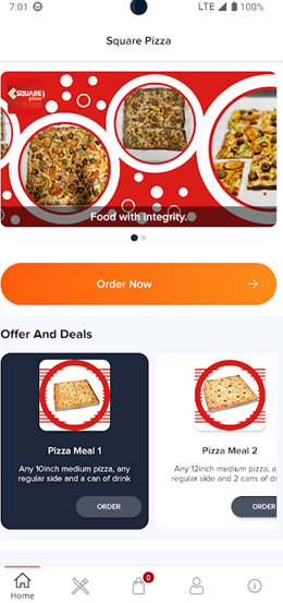 正方形披萨app V1.0.1截图1