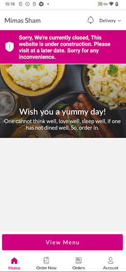 米玛斯沙姆餐厅app V10.29截图2